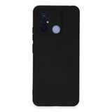 Xiaomi Redmi 12C Uyumlu Kılıf Nano İçi Kadife Silikon - Siyah