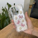 Xiaomi Redmi 12C Uyumlu Kılıf Zebana Floral Silikon Kılıf Rose Gold