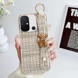Xiaomi Redmi 12C Uyumlu Kılıf Zebana Teddy Silikon Kılıf Bej