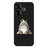 Xiaomi Redmi 13 4G İle Uyumlu Siyah Forest Giant Desenli Silikon Kılıf