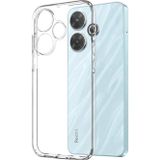 Xiaomi Redmi 13 4G Uyumlu Kartlı Şeffaf Silikon Kılıf
