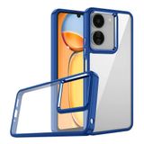 Xiaomi Redmi 13C İle Uyumlu Kılıf Kamera Çıkıntılı Arkası Şeffaf Köşeleri Parlak Renkli Işlemeli Flora Kapak