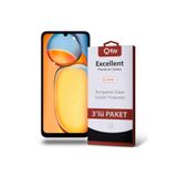 Xiaomi Redmi 13c İle Uyumlu Temperli Ekran Koruyucu Kırılmaz Cam Ekonomik 3'lü Paket