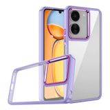 Xiaomi Redmi 13C Kılıf Kamera Çıkıntılı Arkası Şeffaf Köşeleri Parlak Renkli Işlemeli Flora Kapak