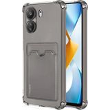 Xiaomi Redmi 13c Kılıf Kart Şeffaf Silikon - Şeffaf