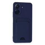 Xiaomi Redmi 13C Kılıf Kelvin Kartvizitli Silikon - Lacivert