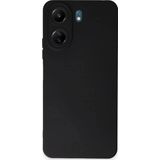 Xiaomi Redmi 13C Kılıf Nano İçi Kadife Silikon - Siyah
