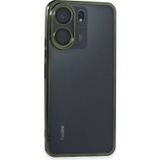 Xiaomi Redmi 13c Kılıf Razer Lensli Silikon - Yeşil