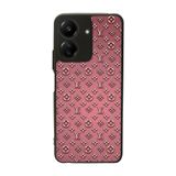 Xiaomi Redmi 13C Uyumlu Kılıf, Louis Vuitton Deseni, Mat Siyah, Yumuşak Silikon, Şok Emici