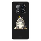 Xiaomi Redmi 14 Pro Plus İle Uyumlu Siyah Forest Giant Desenli Silikon Kılıf