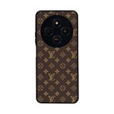 Xiaomi Redmi 14C ile Uyumlu Louis Vuitton Desenli Siyah Kılıf, Yumuşak Silikon, Koruyucu, Şok Emici Kapak