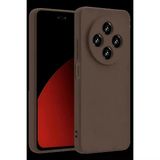 Xiaomi Redmi 14C Kılıf First Silikon - Kahverengi