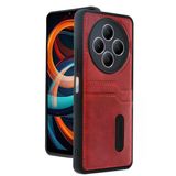 Xiaomi Redmi 14C Kılıf Sara Kartvizitli Deri Kılıf - Kırmızı