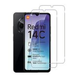 Xiaomi Redmi 14C Uyumlu Ekran Koruyucu Kırılmaz Cam 9H Temperli Ekran Camı Şeffaf Passifik