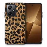 Xiaomi Redmi 15 Uyumlu Kılıf Leopar Desenli Kapak Hlt-Leopar