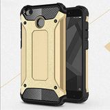 Xiaomi Redmi 4 / Redmi 4X ile uyumlu Çİft Katman Koruyucu Crash Military Tank Kılıf - Gold