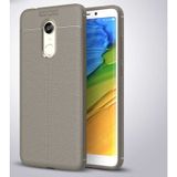 Xiaomi Redmi 5 Plus Kılıf Deri Görünümlü Renk Atmayan Dayanaklı Silikon Kapak Niss