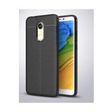 Xiaomi Redmi 5 Plus Kılıf Niss Deri Görünümlü Silikon Kapak + Ekran Koruma 5856