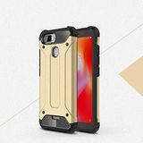 Xiaomi Redmi 6 ile uyumlu Çİft Katman Koruyucu Crash Military Tank Kılıf - Gold