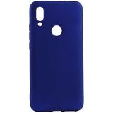 Xiaomi Redmi 7 Kılıf Soft ve Pürüzsüz Yüzey Ipeksi Silikon Kapak Hopy - Saks Mavi