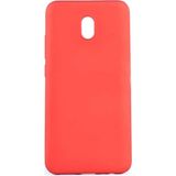 Xiaomi Redmi 8A Lansman Silikon Kılıf Kırmızı SE1608