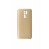 Xiaomi Redmi 9 Premium Silikon Kılıf Gold