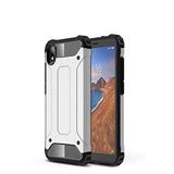 Xiaomi Redmi 9A ile uyumlu Çİft Katman Koruyucu Crash Military Tank Kılıf - Gri