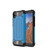 Xiaomi Redmi 9A ile uyumlu Çİft Katman Koruyucu Crash Military Tank Kılıf - Mavi