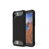 Xiaomi Redmi 9A ile uyumlu Çİft Katman Koruyucu Crash Military Tank Kılıf - Siyah