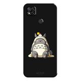 Xiaomi Redmi 9c İle Uyumlu Siyah Forest Giant Desenli Silikon Kılıf