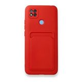 Xiaomi Redmi 9C Kelvin Kartvizitli Silikon - Kırmızı Kılıf