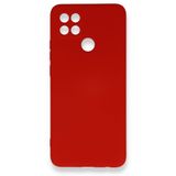 Xiaomi Redmi 9C Kılıf Premium Rubber Silikon Kırmızı SE1695