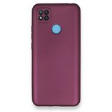 Xiaomi Redmi 9C Kılıf Premium Rubber Silikon Mürdüm SE1684