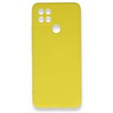 Xiaomi Redmi 9C Kılıf Premium Rubber Silikon Sarı SE1693