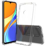 Xiaomi Redmi 9c Köşeli Şeffaf Anti Shock Silikon Kılıf - 115