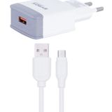 Xiaomi Redmi 9c Uyumlu Mikro USB Girişli 3.0 Amper Adaptör+Kablo Şarj Aleti -Q30