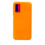 Xiaomi Redmi 9T Kılıf Nano içi Kadife Silikon - Turuncu