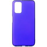 Xiaomi Redmi 9t Kılıf Soft ve Pürüzsüz Yüzey Ipeksi Silikon Kapak Hopy - Saks Mavi