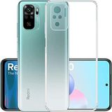 Xiaomi Redmi Note 10 Kılıf Şeffaf Silikon Kamera 3D