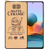 Xiaomi Redmi Note 10 Pro Ekran Koruyucu 9d Mat Seramik Nano Kırılmaz Cam