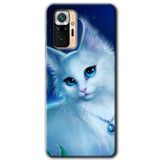 Xiaomi Redmi Note 10 Pro Hd Desen Baskılı Cat Glance Arka Kapak Kılıf