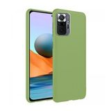 Xiaomi Redmi Note 10 Pro Ince Mat Silikon Kılıf - Yeşil