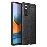 Xiaomi Redmi Note 10 Pro Kılıf Focus Derili Kamera Korumalı Silikon Kılıf