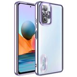 Xiaomi Redmi Note 10 Pro Kılıf Köşeleri Renkli Şeffaf Kamera Korumalı Silikon Luxury Kapak