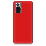 Xiaomi Redmi Note 10 Pro Uyumlu Içi Kadife Lansman Silikon Kılıf Kırmızı SE1703
