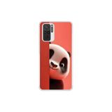 Xiaomi Redmi Note 10 Uyumlu Şeffaf Kılıf 4 Peluş Panda Tasarımlı