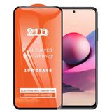 Xiaomi Redmi Note 10S Ekran Koruyucu 21D Tam Kaplayan Kavisli