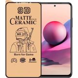 Xiaomi Redmi Note 10s Ekran Koruyucu 9d Mat Seramik Nano Kırılmaz Cam