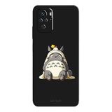 Xiaomi Redmi Note 10S İle Uyumlu Siyah Forest Giant Desenli Silikon Kılıf