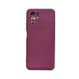 Xiaomi Redmi Note 10S Kılıf Nano Içi Kadife Silikon Bordo SE1633